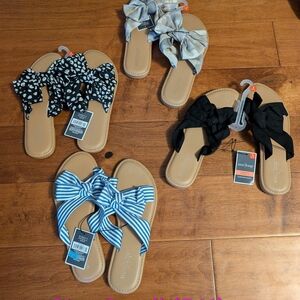 West Loop Women's Slippers - Black, Blue, Gray, and Black & White